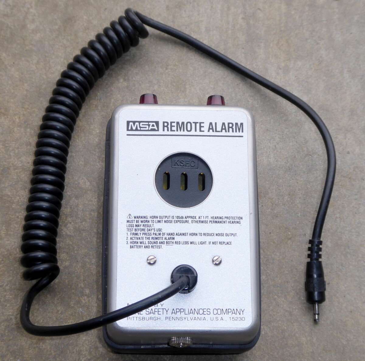 MSA 496809 Remote Alarm Module – 105dB @ 1ft