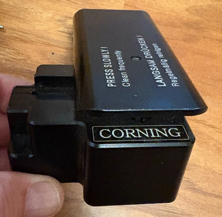 Corning FBC-012 Fiber Optic Cleaver & CamSplice Mechanical Splice Assembly Tool