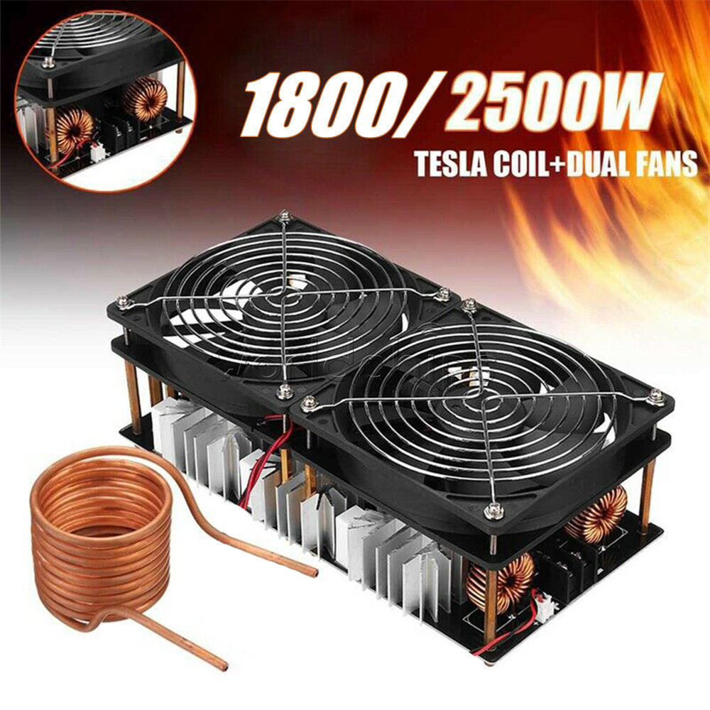 2500W 50A ZVS Induction Heating PCB Board Heater High Power + Copper Coil
