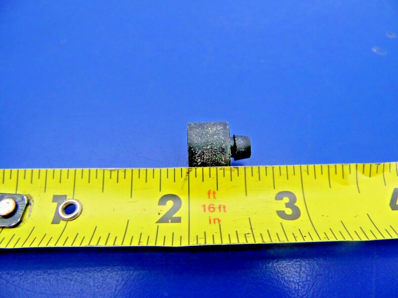7/16” Tall Rubber Push-In Bumper,Fits 3/16” Hole x 1/2” OD,Lot of 12