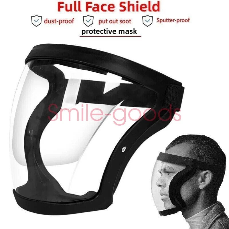 Anti-Fog Safety Face Mask Dust Splash Resistant Cycling Work Grinding Shield
