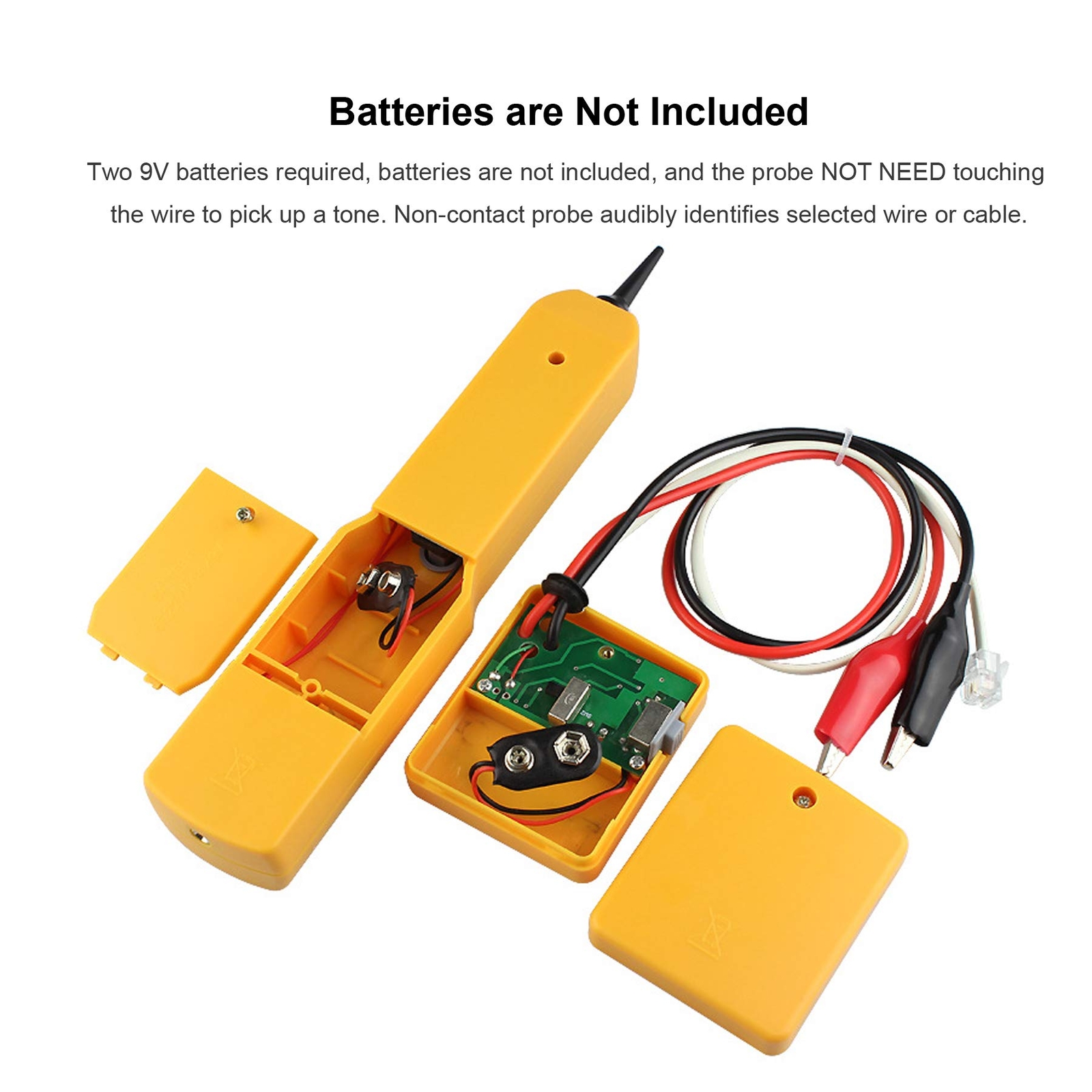 Electrical Wire Tracer Circuit Tester W/Tone Generator & Probe Kit Cable Signal