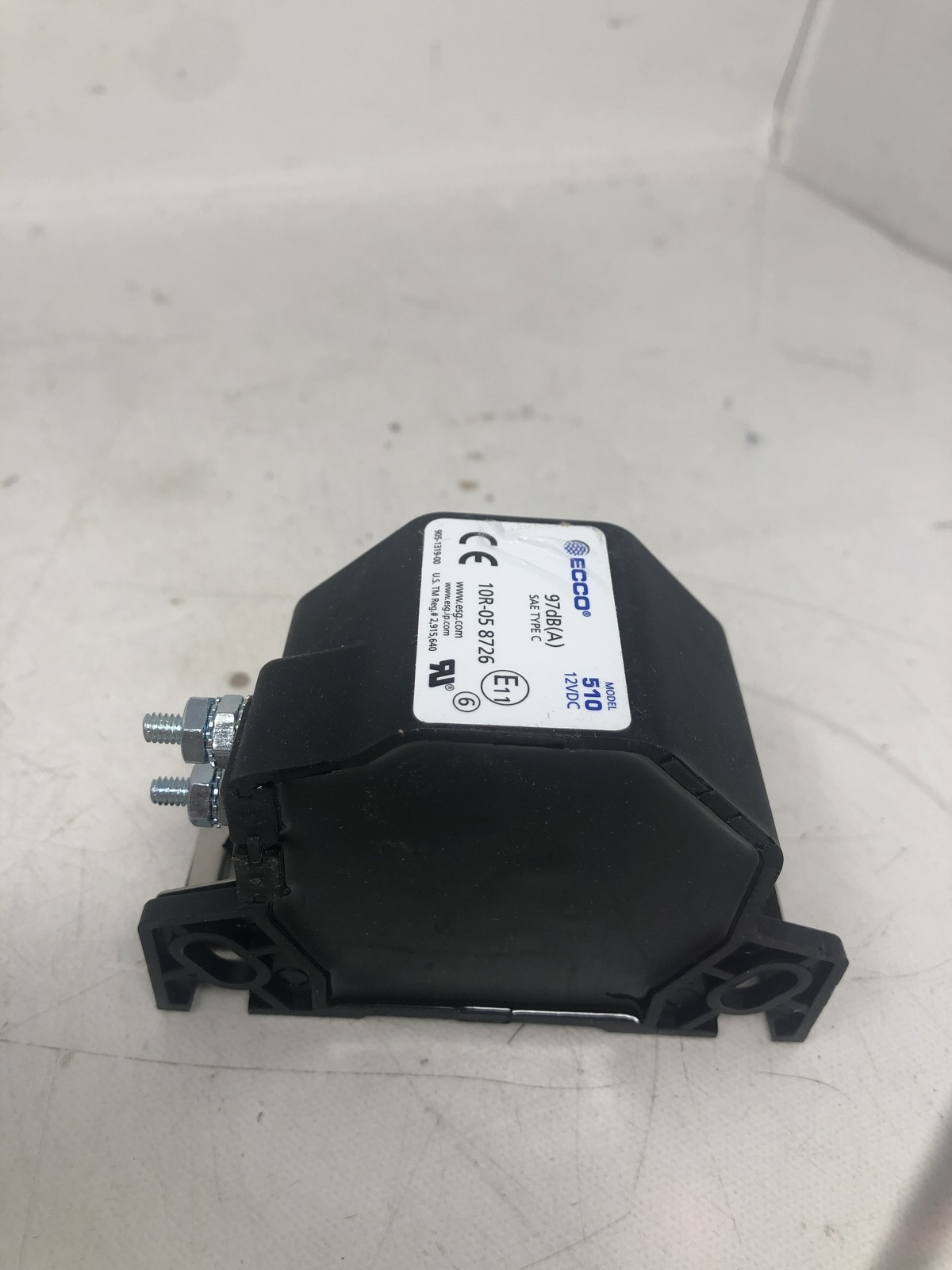 ECCO Model 510 Alarm: Back-up, 97dB, 12VDC