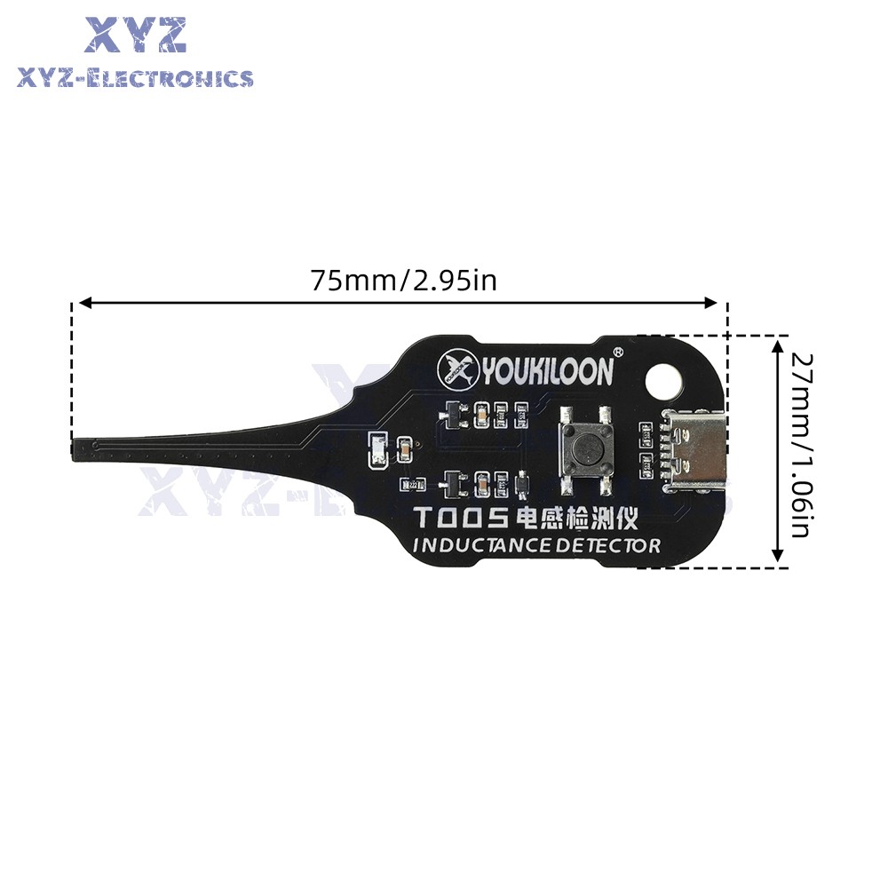 T005 Electromagnetic Induction Mainboard Tester Capacitance Inductance Detector