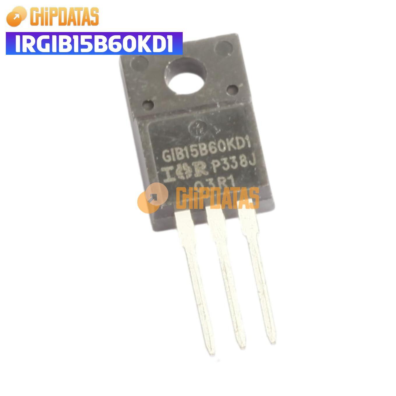 10PCS GIB15B60KD1 IRGIB15B60KD1 TO-220F Integrated Circuit #R10