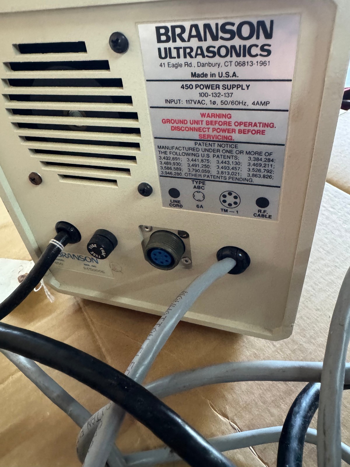 Branson Sonifier 450 Ultrasonics Cell Disruptor with 102 Converter