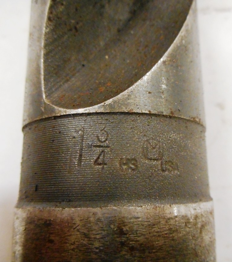 UNKNOWN BRAND, DRILL BIT, 1-3/4″ HS, CUTTING DIAMETER 1-3/4″