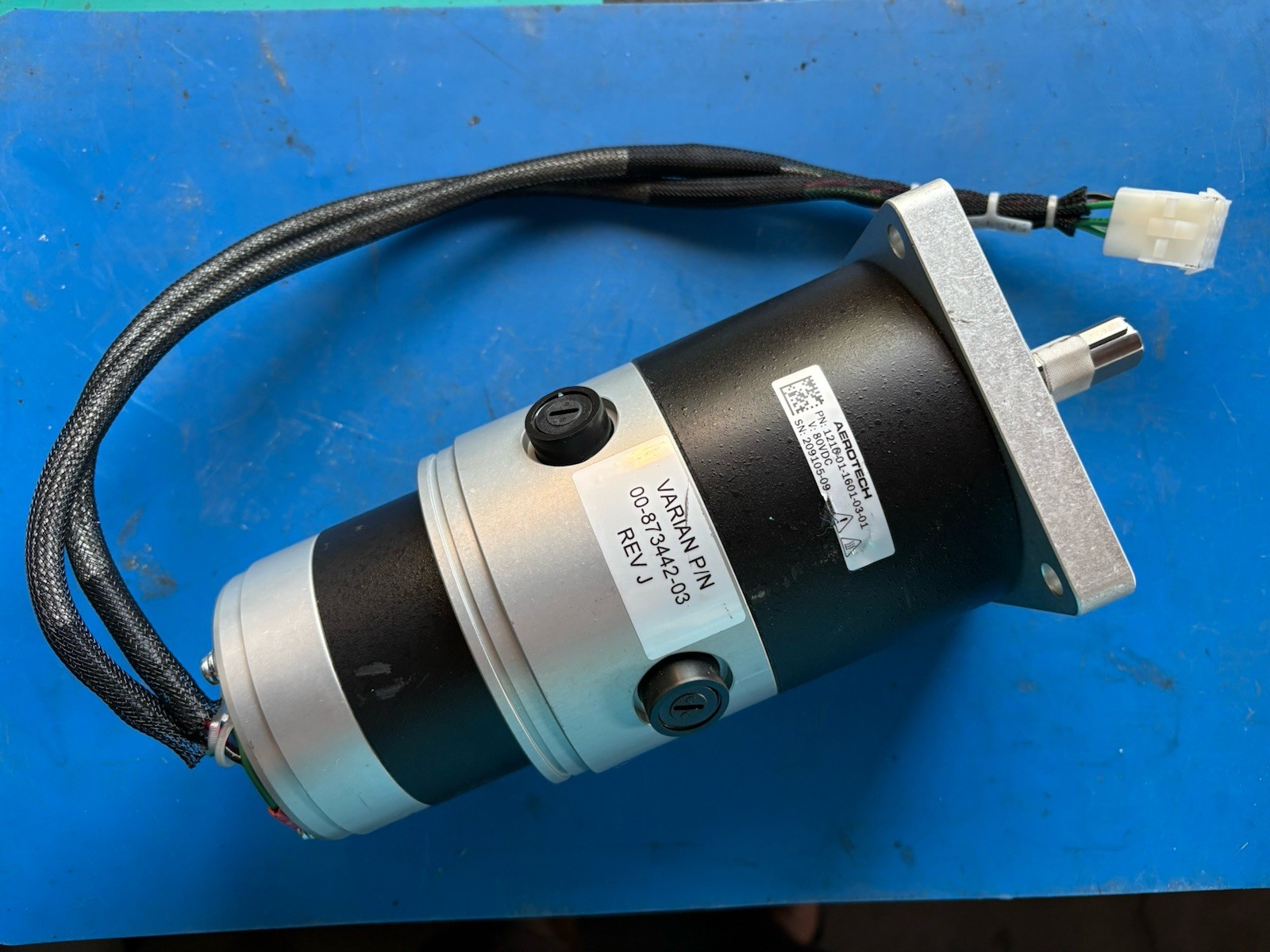VARIAN PERMANENT MAGNET SERVO MOTOR 1210-01-1601-03-01 / PN D0-873442-03