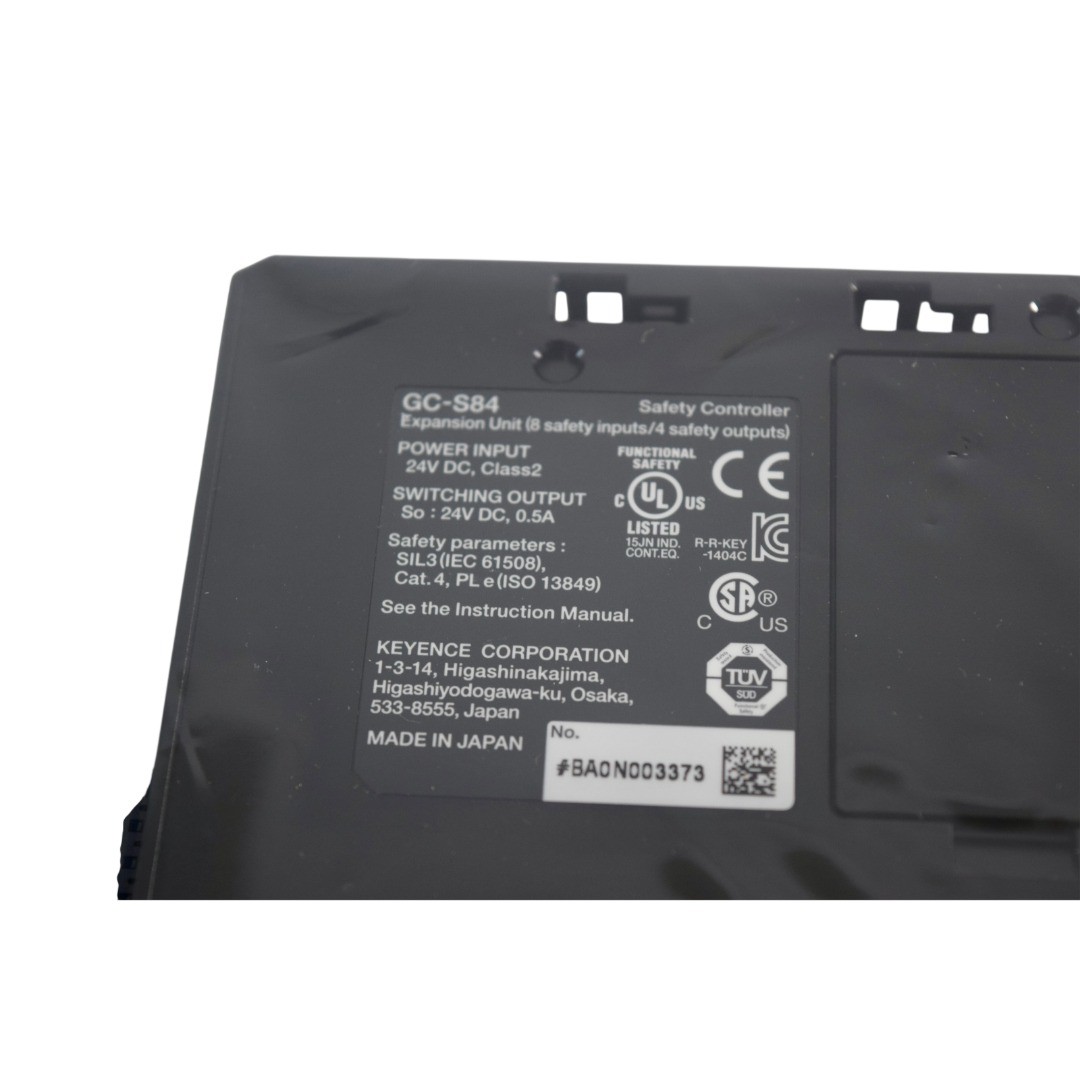 NEW Keyence GC-S84 Safety Controller Expansion Unit 8 Safety Inputs 4 Outputs