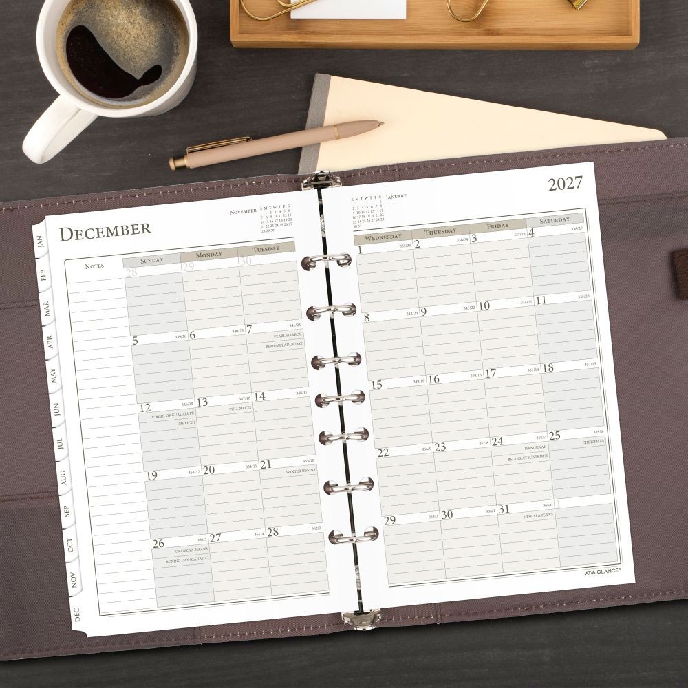 2026 At-A-Glance 481-125 Daily Monthly Planner Refill, Size 4, 5-1/2 x 8-1/2″