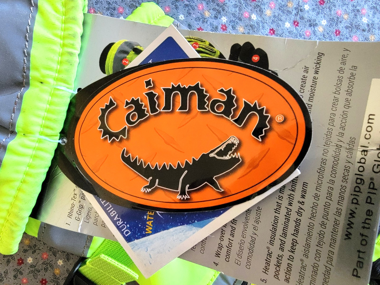 Caiman 2991-6 Synthetic Leather Waterproof Hi-Vis Heatrac Insulation Size XL NWT