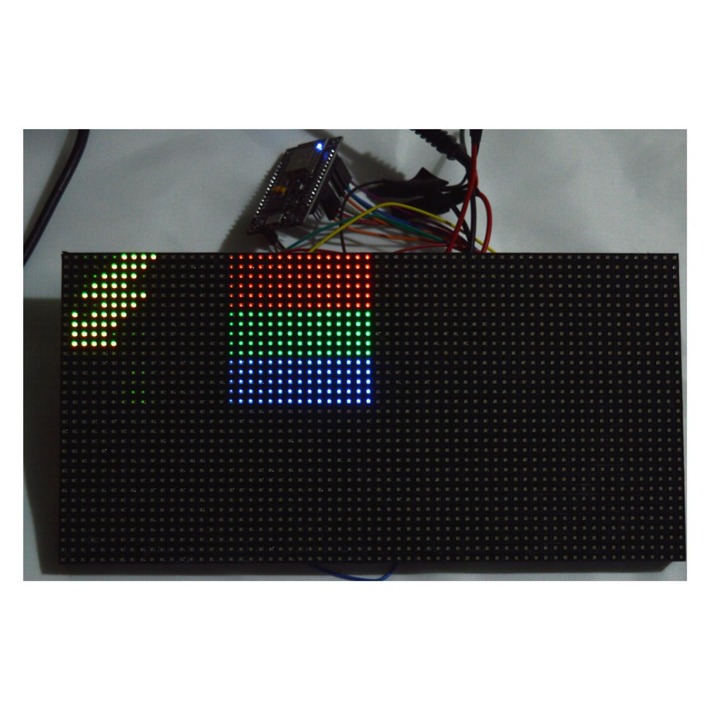 P4 64×32 Pixel LED Matrix Module Panel Display Screen Esp8266 Esp32 Arduino
