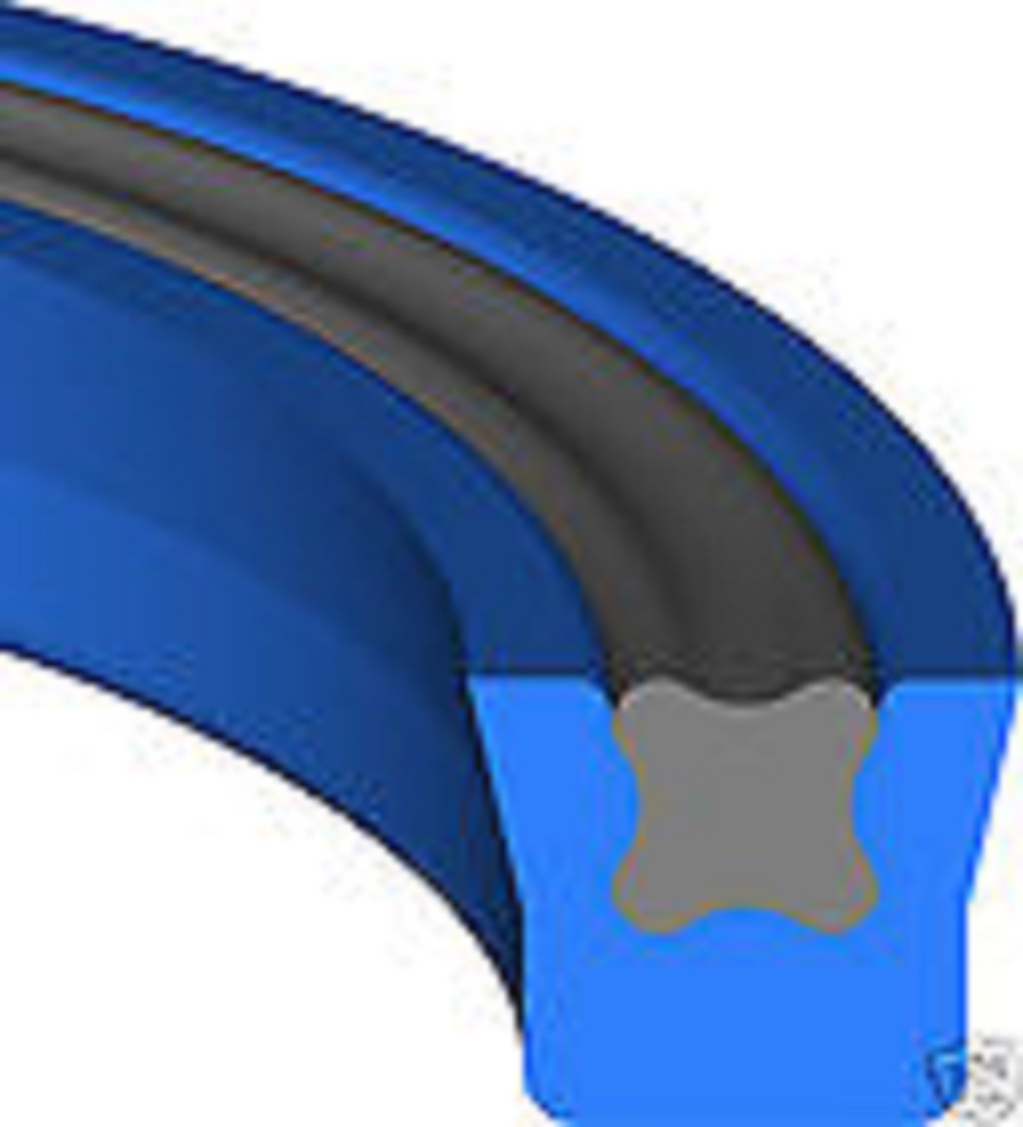 Hydraulic Rod/Piston Seals 1/4″CS x 2″ID x 3/8″HT Type B Price for 1 pc
