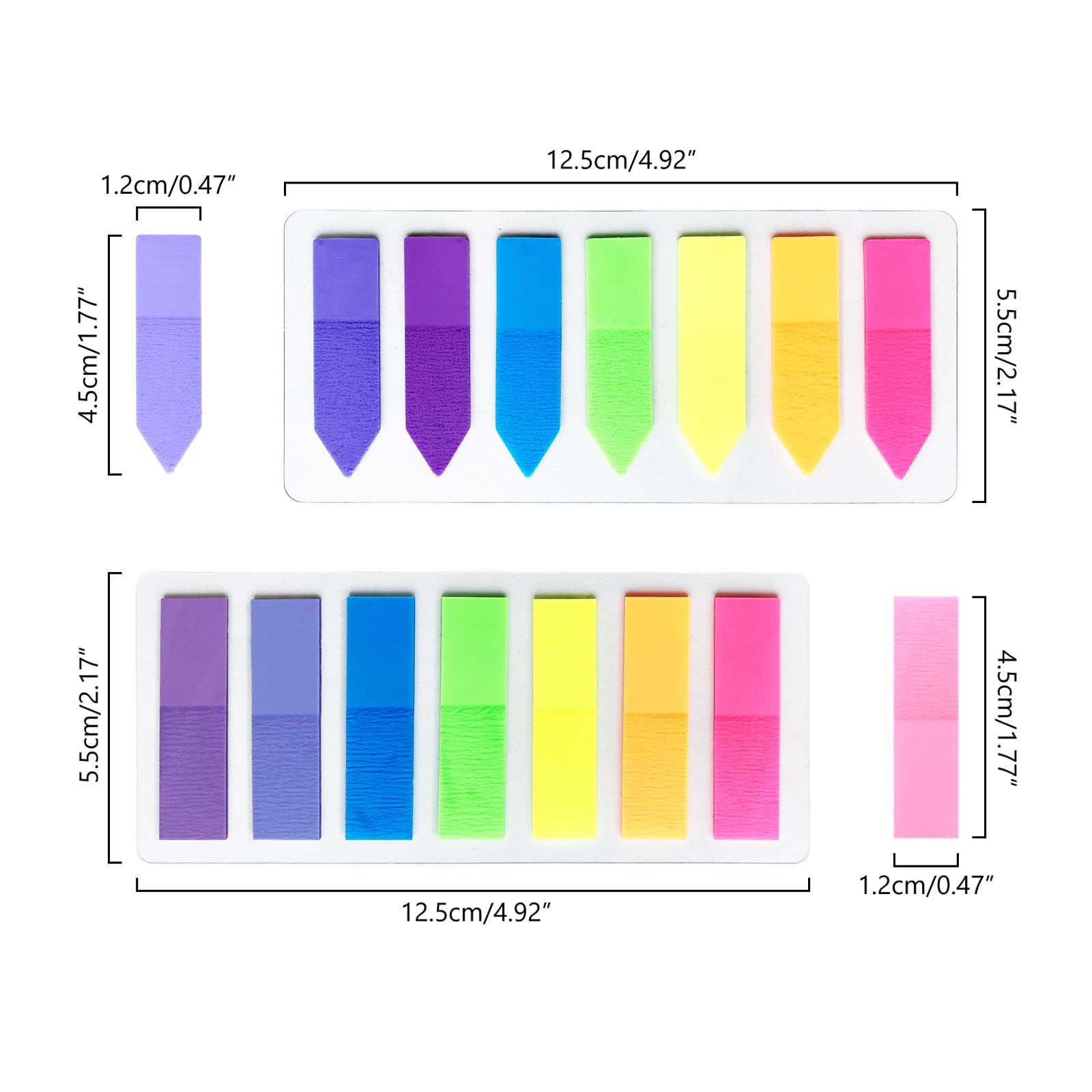 560PCS Page Markers Sticky Index Tabs Book Annotation Bookmark Notes Small Po…