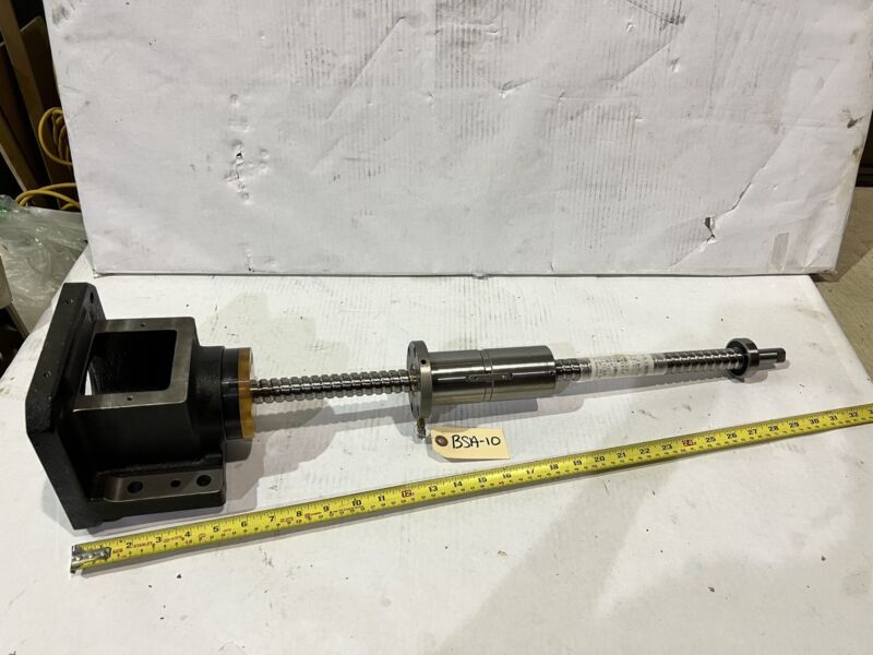 TSUBAKI BALL SCREW ASSY. # 31F-1015-4 THD LENGHT: 21.5″ THD dia: 25mm