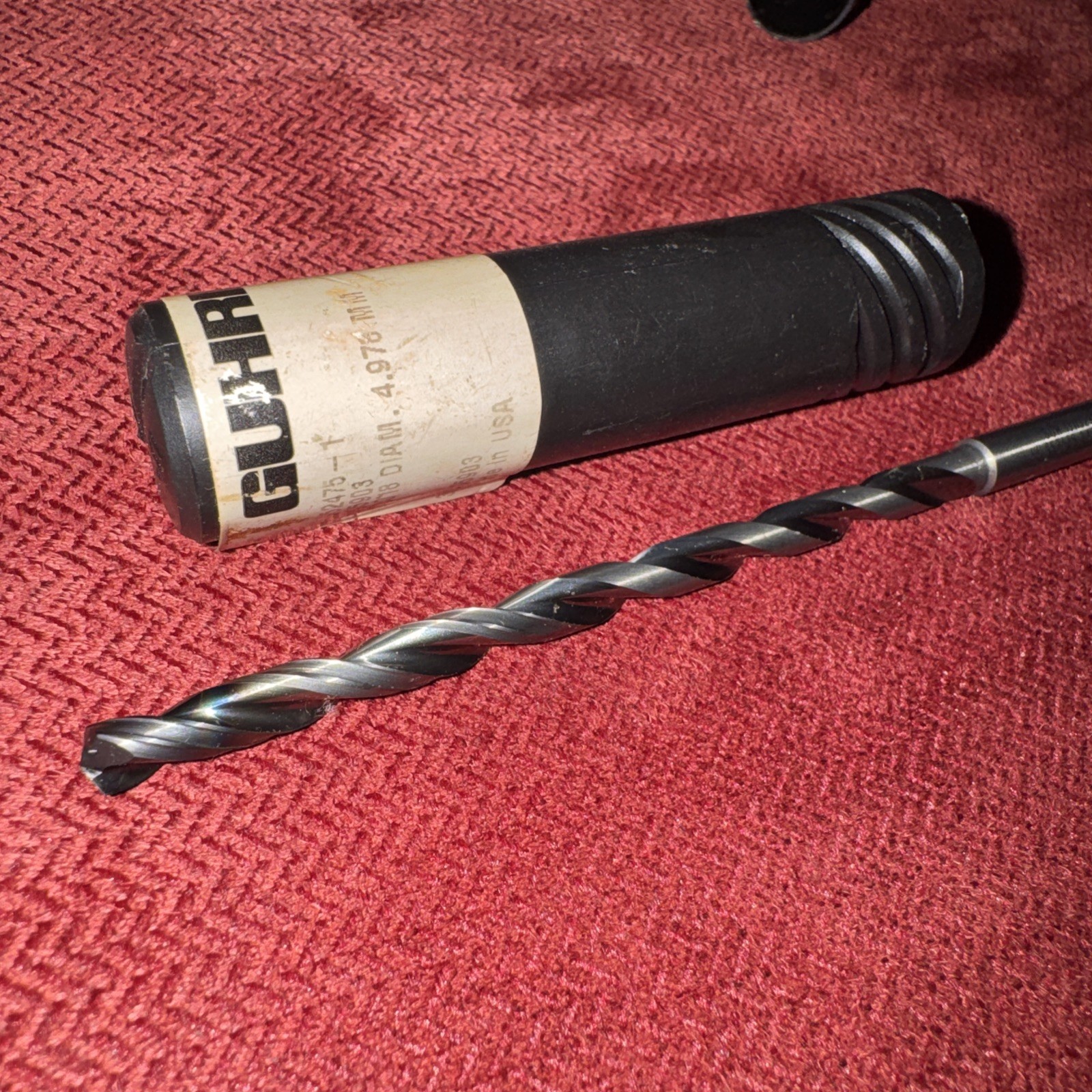 Guhring Carbide Drill DIA . 4.978mm 44-952475-1 (Y1)