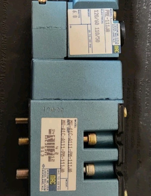 (New In Box) MAC Valves MV-A1C-A111-PM-111JA Solenoid Valve W/PME-111JA 120v6.8W