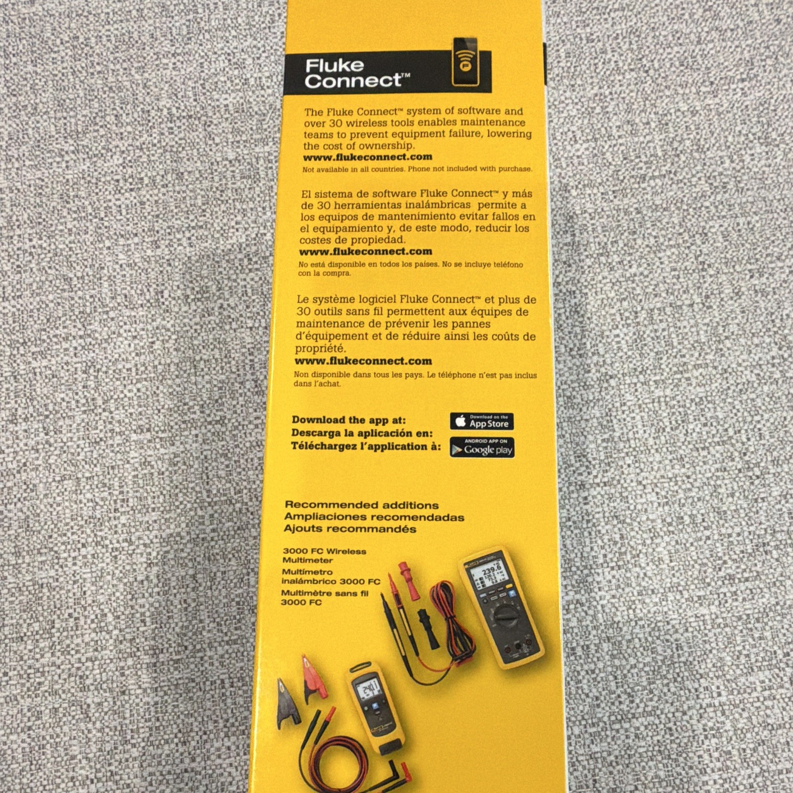 Fluke 374 FC Wireless True-RMS AC/DC Clamp Meter CAT III 1000V 600A 6000