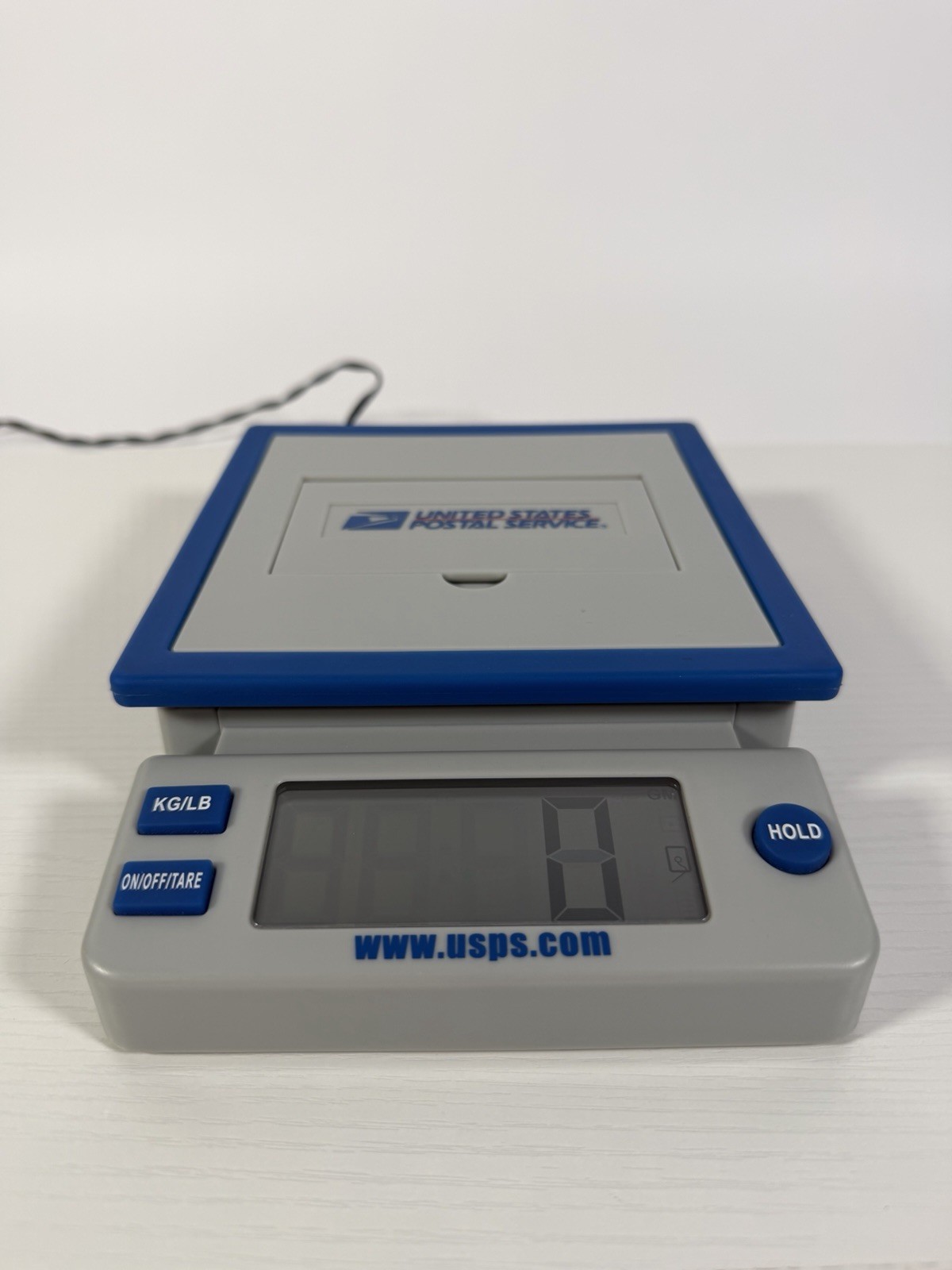 USPS 10 lb. Desk Top Postal Scale Extra Large LCD Digital Electronic ~ Tested