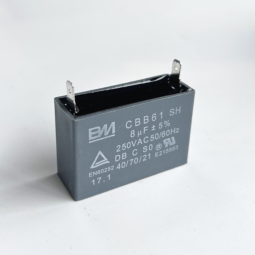 CBB61 250V 1.5/4/5/6/8/10/12/15/20/30/40/25 UF Fan Motor RUN Capacitor 2 PINS