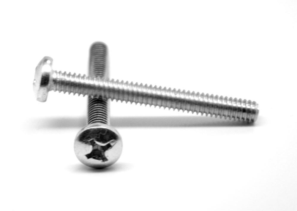 #12-24 x 4″ (FT) Thread Machine Screw Phil Pan Hd Stainless (No