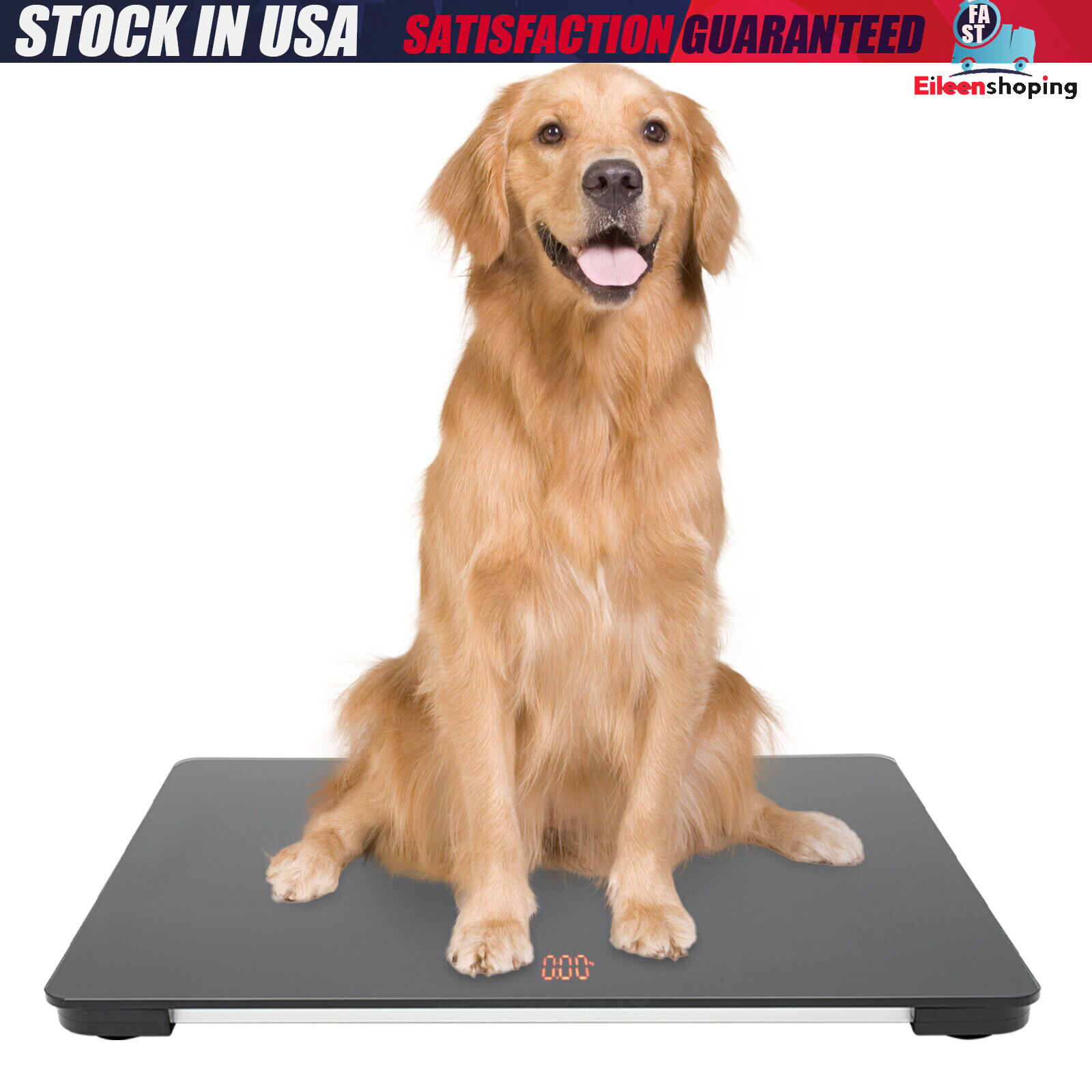Small Pet Animal Scale G-Sensor LCD Weighing Scales for Pet Stores, Hospitals