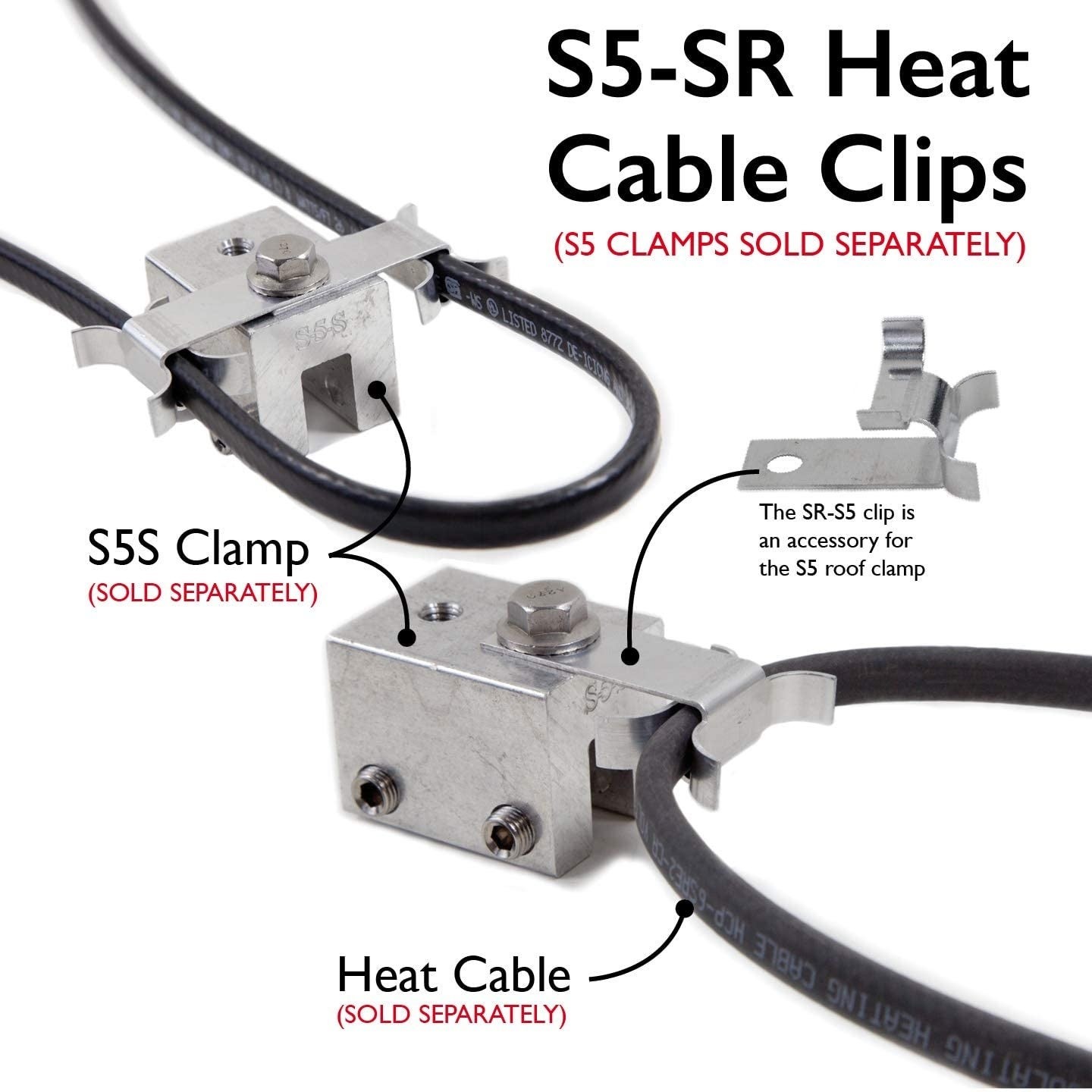 IDP-S5-SR-10 Standing Seam 10 Roof Clips