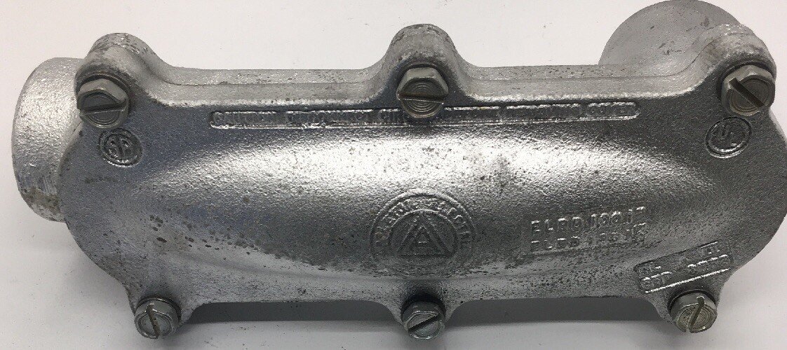 ELBD100 APPLETON 32510 MALLEABLE IRON 1-INCHCH 90 DEG BEND FEMALE CONNECTORECTIO