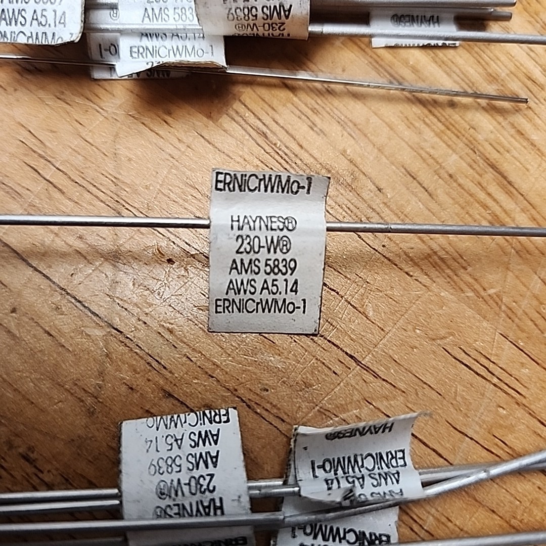 Haynes 230-W Welding Rod ERNiCrWMo-1 -Size 4.5mm And 6mm AMS 5839 AWS A5.14 13oz