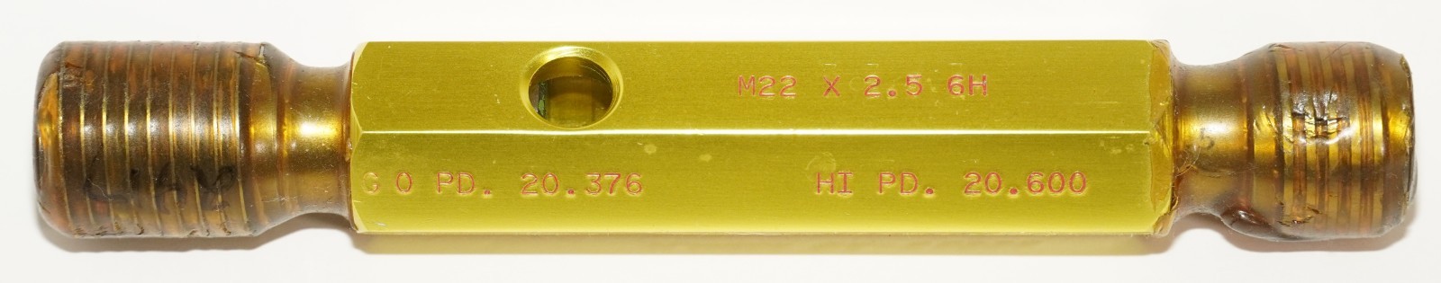 Alameda M22 x 2.5 6H Thread Plug Gage Go 20.376 No 20.600