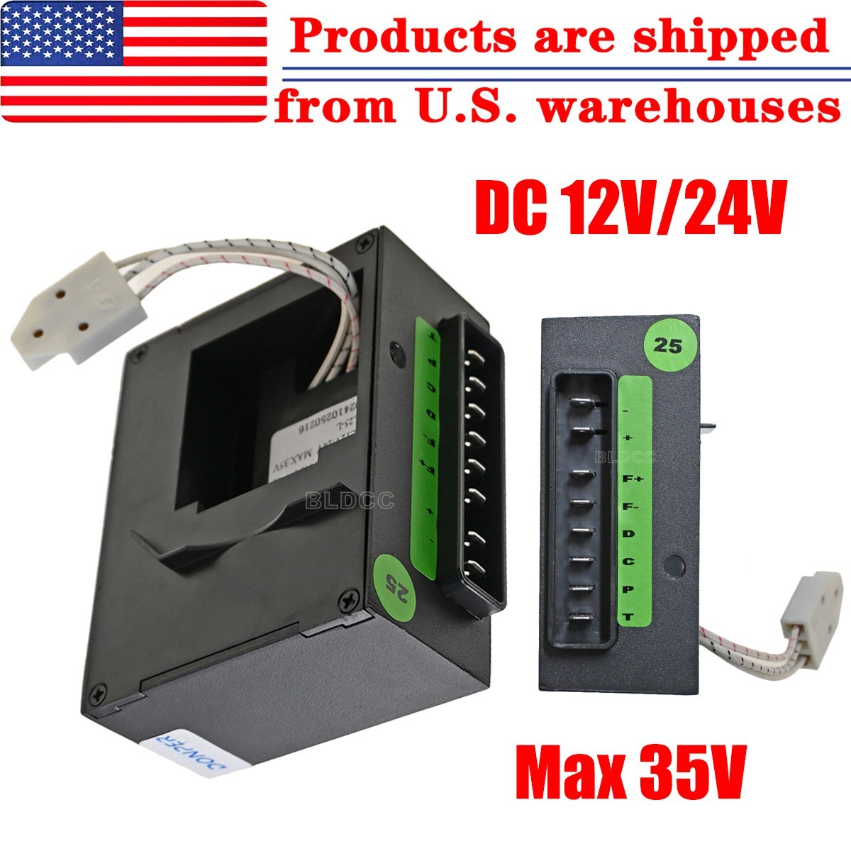 DONPER DC 12V/24V Electronic Controller Compressor Driver DZL25 Car Refrigerator