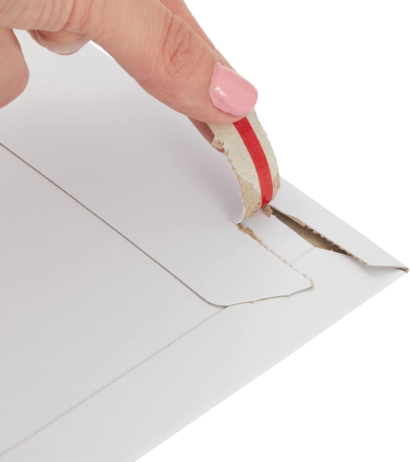 100/400 Rigid Flat Photo Mailers Document Envelopes Cardboard Self Seal Mailer