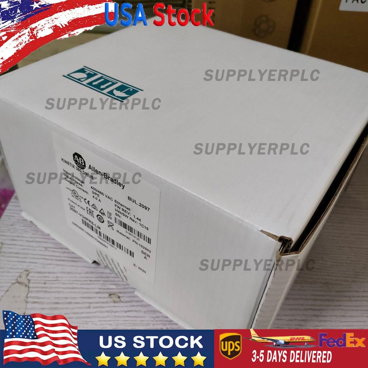 New Sealed AB 2097-V34PR5-LM NEW Sealed Kinetix 350 Servo Drive 2097 V34PR5 LM