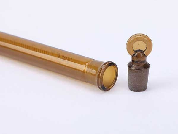 Wholesale 5ml-100ml Round-bottomed Amber graduated Glass Tubes Lab Glassware