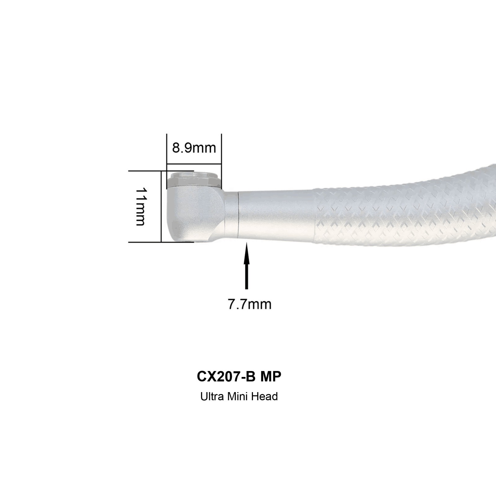 COXO Dental High Speed Handpiece Small Mini Head Turbine 4 Hole Fit NSK Coupler