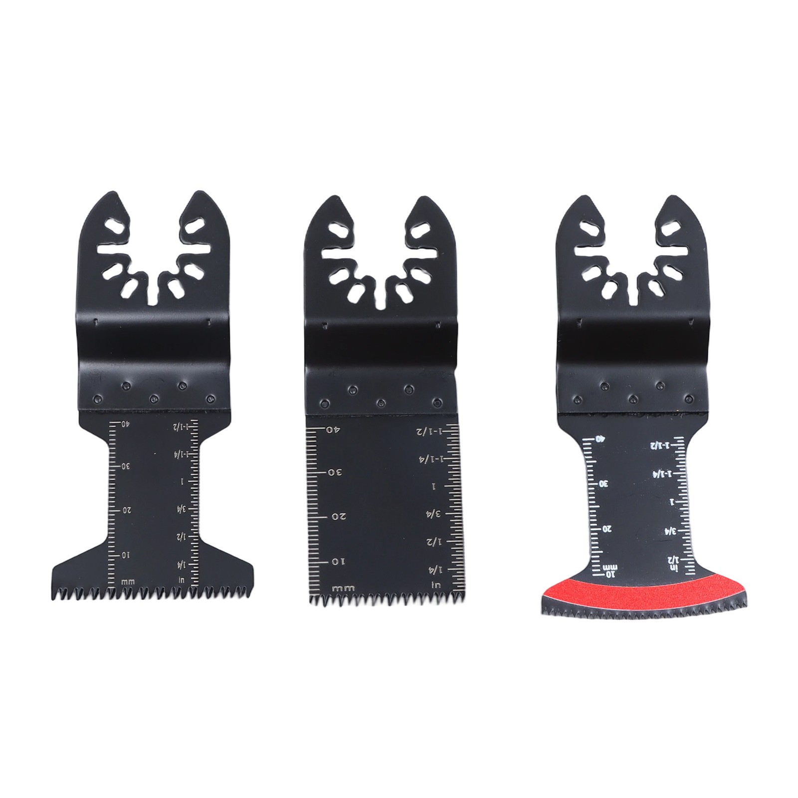 25PCS Titanium Oscillating Tool Blade, Professional Bi-Metal Multitool Blades Ki