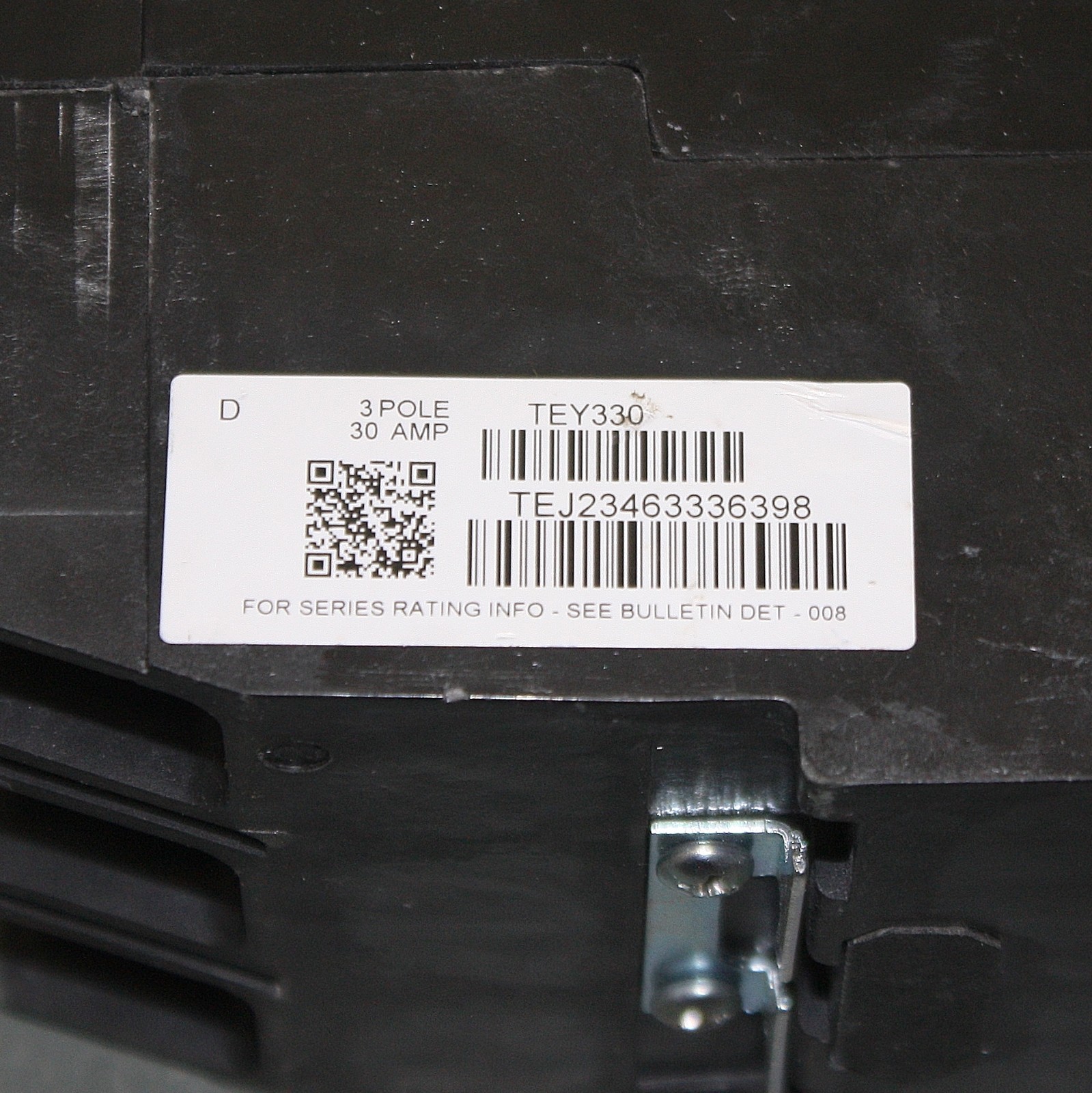 ABB 30A Circuit Breaker 3HXF2, 3 Pole, 3PH, 277/480V AC, 250V DC, Molded Case