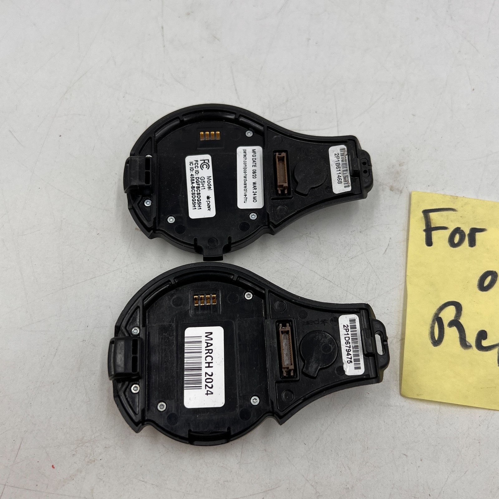 *FOR PARTS OR REPAIR* 2 PAR G5H1 3M Wireless Drive Thru Intercom Headset Pods