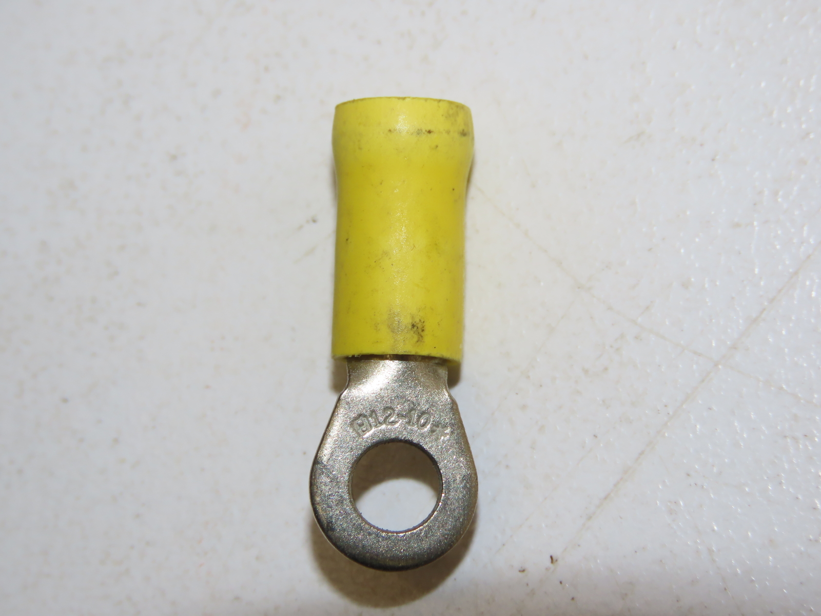500Pcs 12-10AWG 3/16″ Insulated Ring Terminals Wire Crimp Connector Yellow