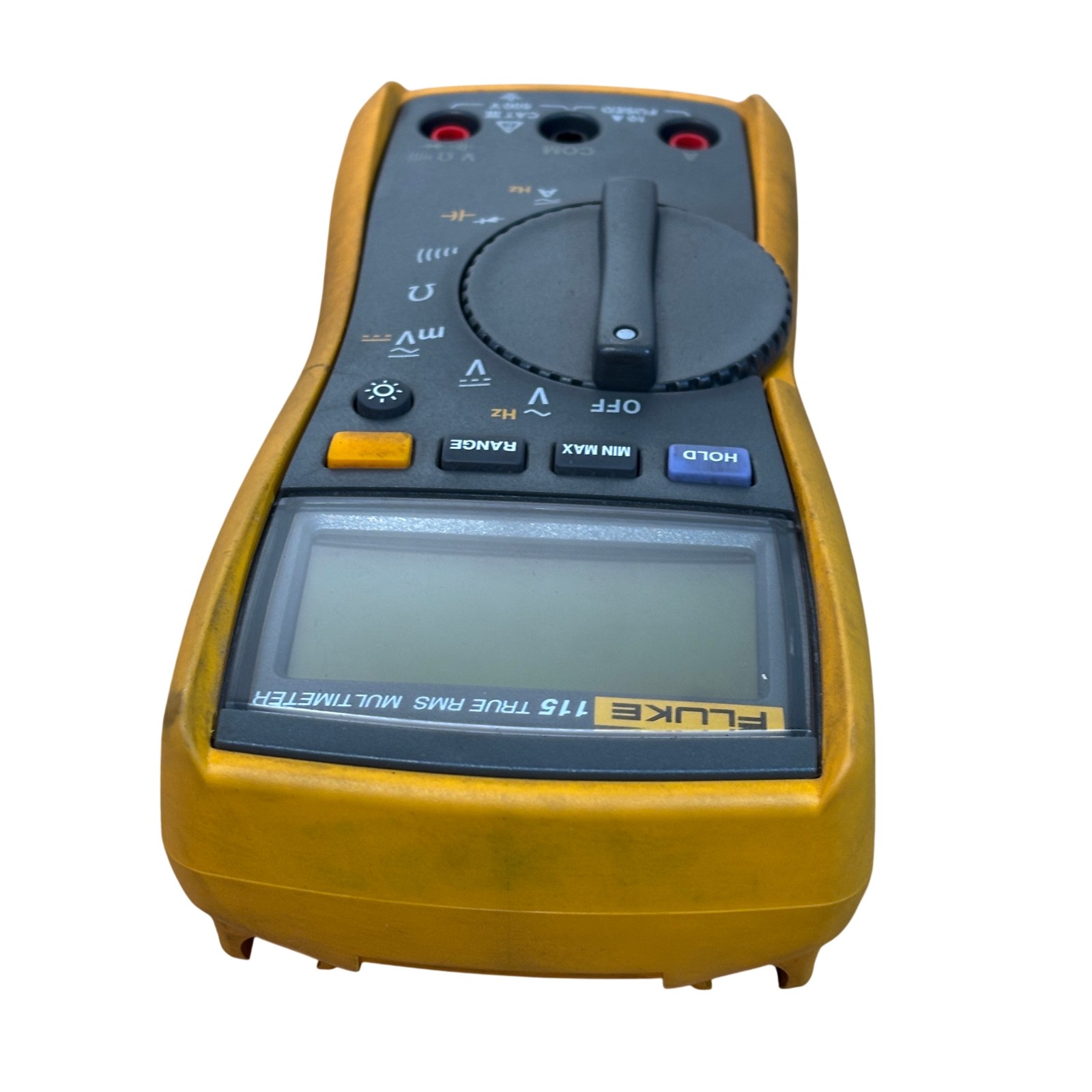 Fluke 115 Yellow & Black CAT III 600-Volt 20-Amp True RMS Digital Multimeter