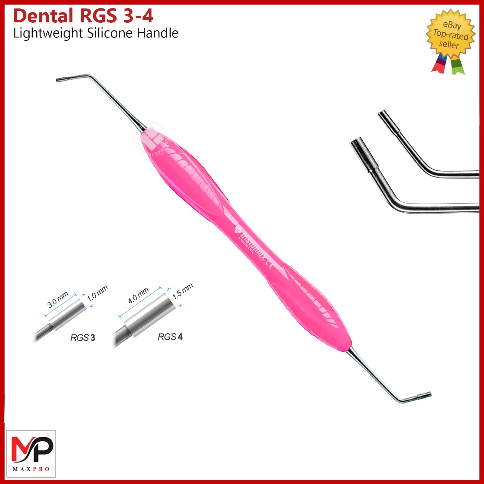 RGS 3-4 Dental Crown Preparation Tool Ceramic Clearance Calibration by INSTUMAX