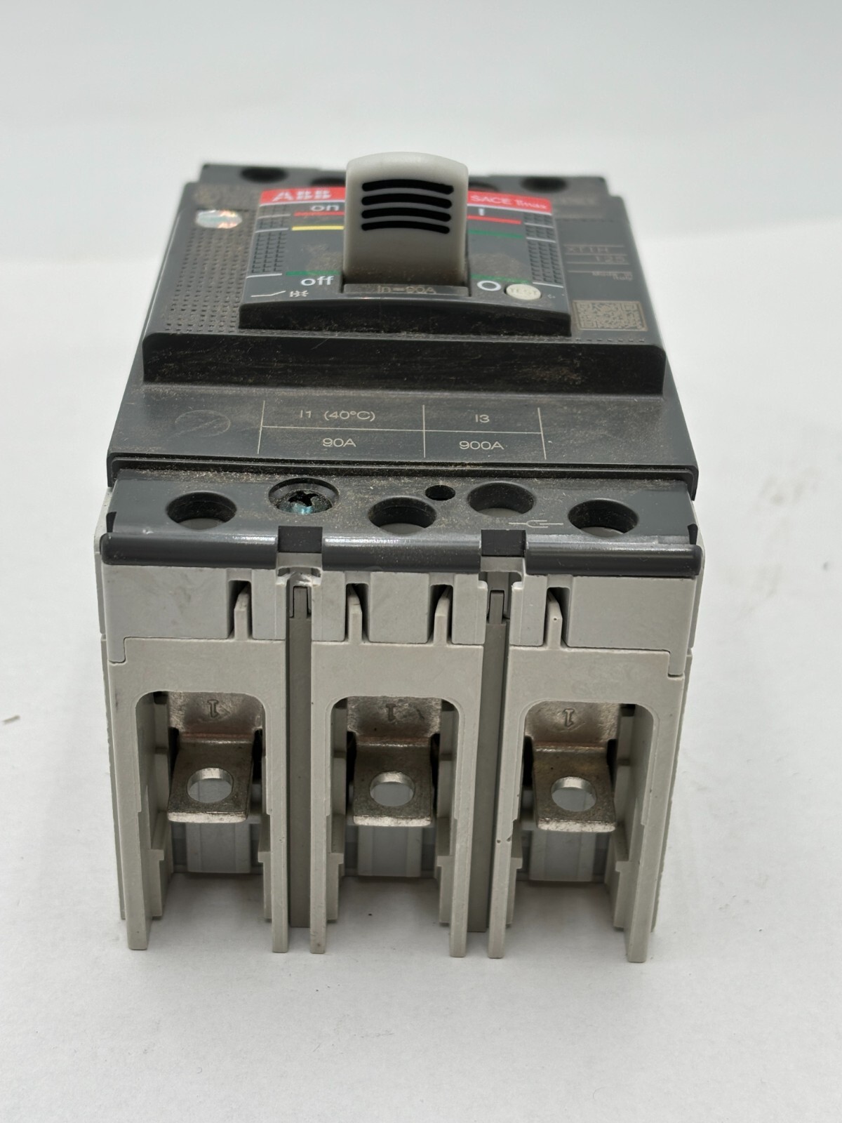 ABB SACE Tmax XT1H125 Bolt-On Circuit Breaker 90A 600VAC 3P 3PH Type XT1H 3 Pole