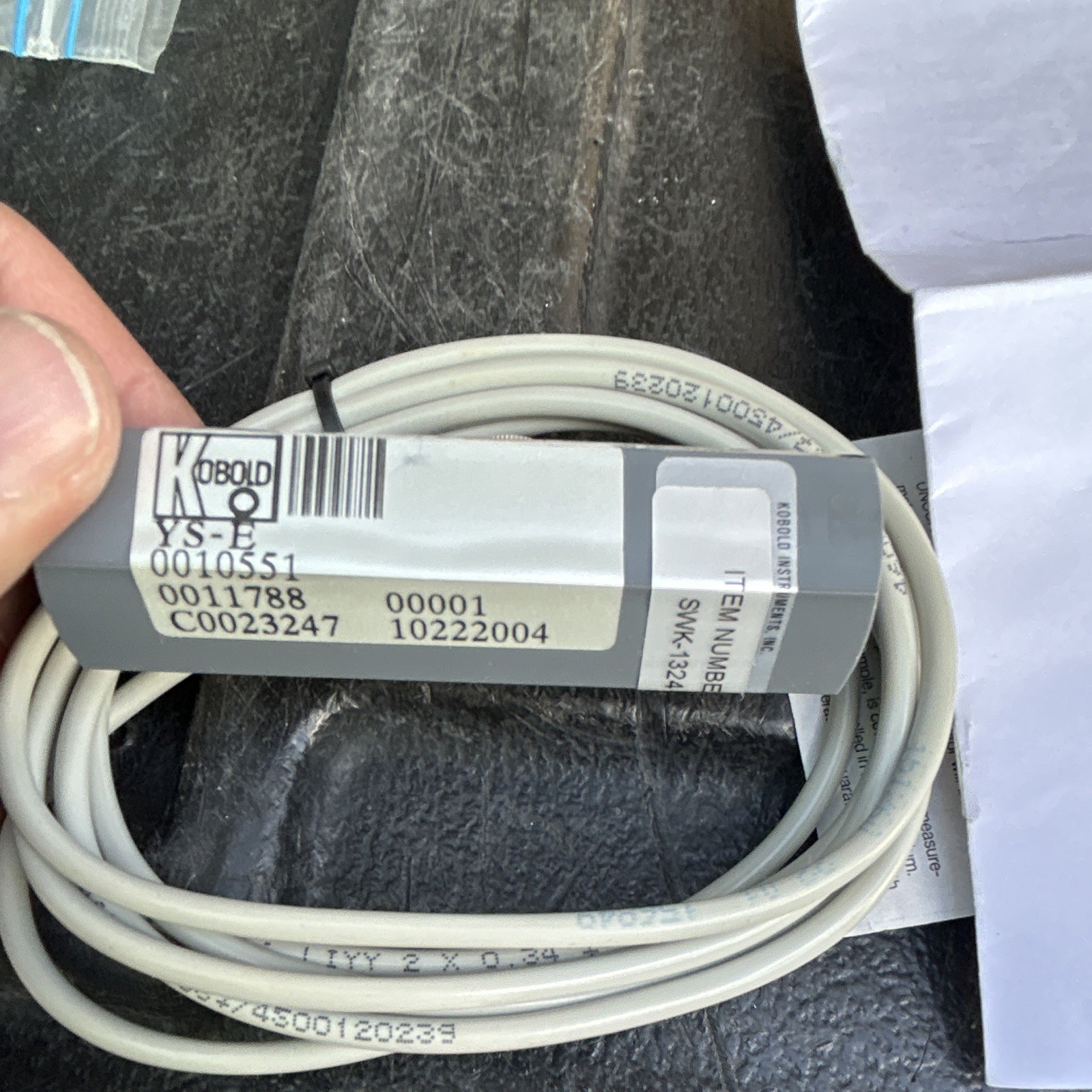 Kobold SWK-1324 Float Flow Meter Monitor 1 in Port 13-24 l/min H2O