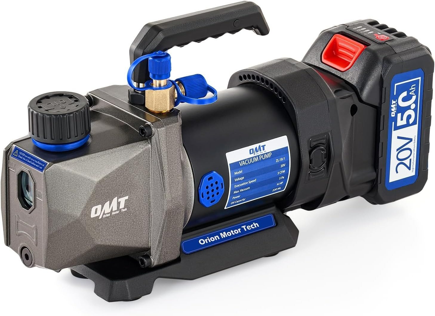 Lightweight Cordless HVAC Vacuum Pump: 70-Min Operation for On-the-Go Services