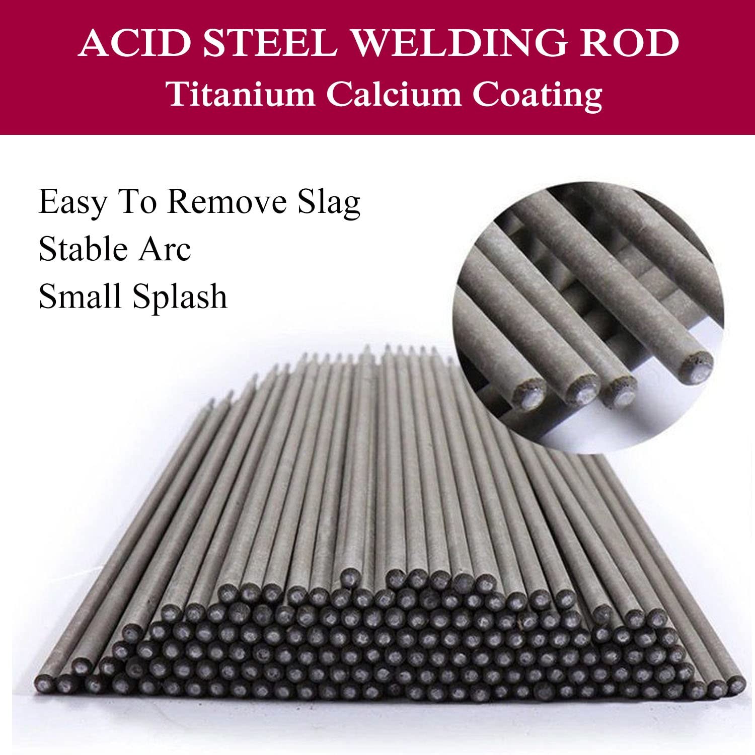 E4303 Welding Rods 1/8″x14″,15 Sticks Arc Iron Φ1/8″, Length 14″