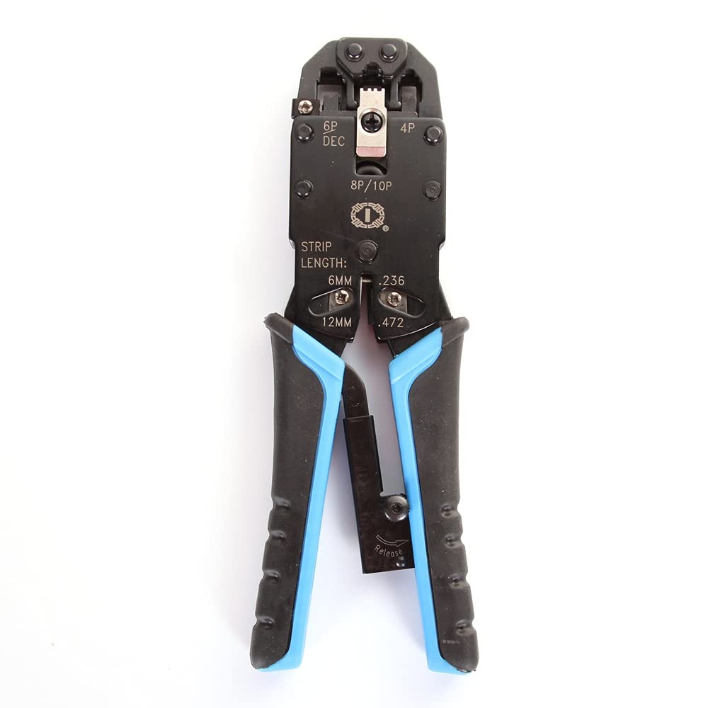 RJ11/RJ12/RJ45/RJ50 10P 8P 6P 4C Network LAN Cable Crimper Modular Plug Crimp…