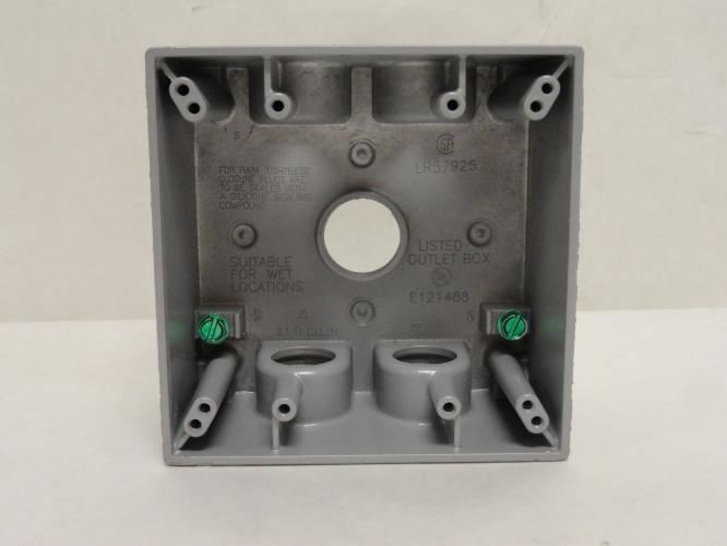 183113 New-No Box; BWF TGB75-5V Conduit Hub; Five Hole 3/4″; Gray