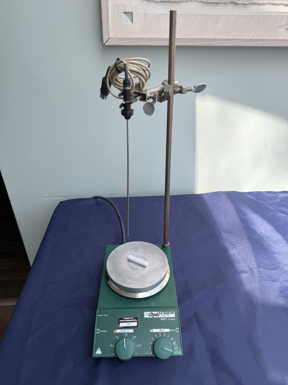 Chemglass Opti Chem RCT classic Hot Plate Stirrer. With Temp Probe GUARANTEED
