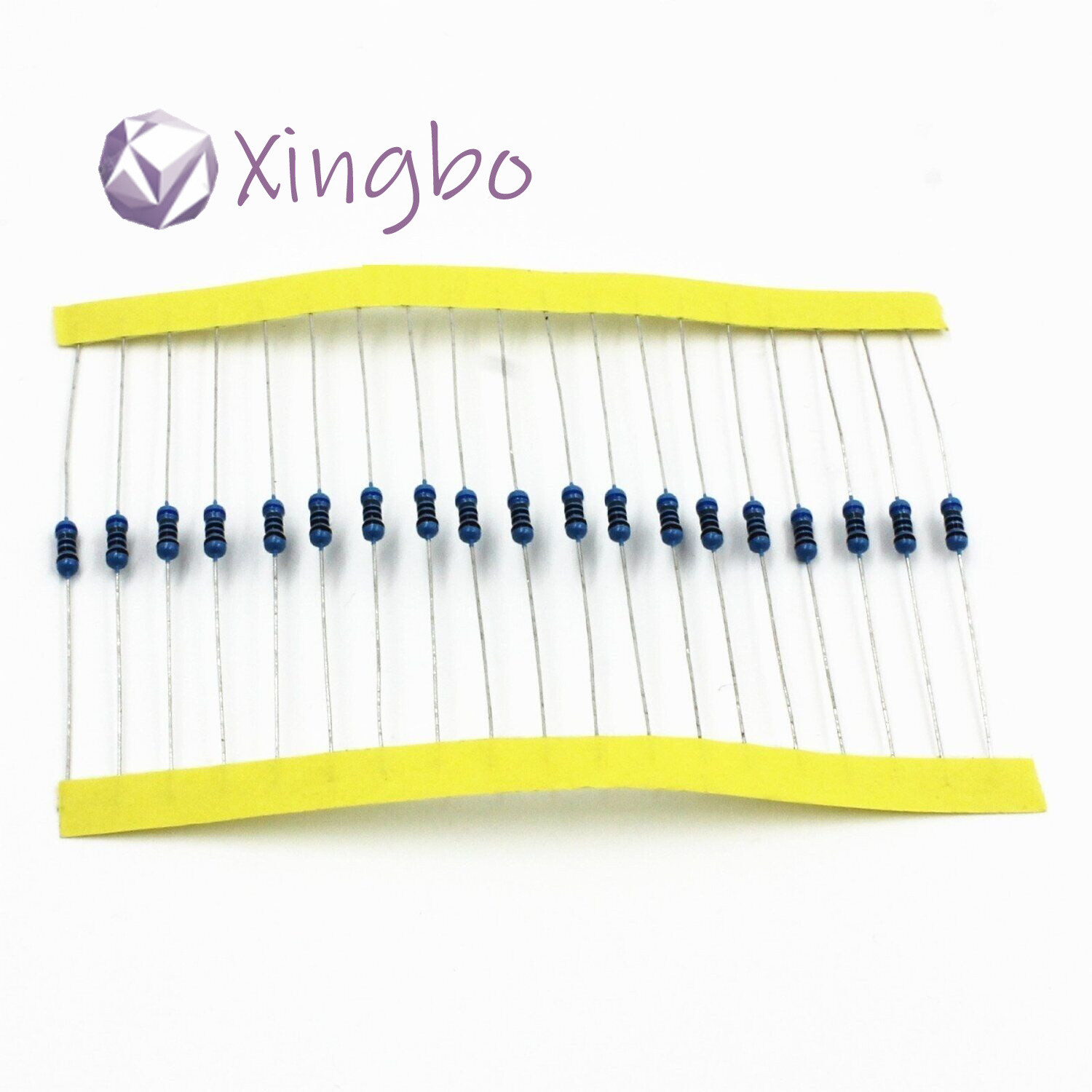100PCS 220Ω 220 Ohm 1/4W 0.25W 1% accuracy Metal Film Resistors