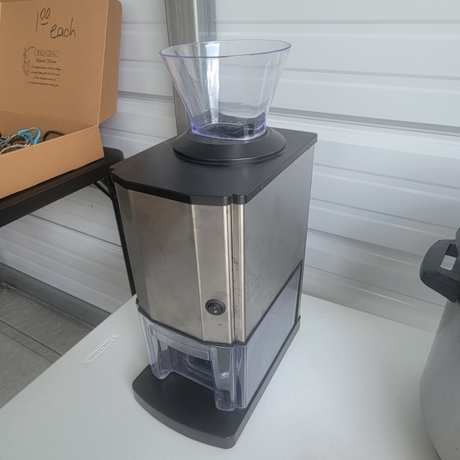 Costway Ice Crusher Machine Tabletop Professional EP22862 Tested Works